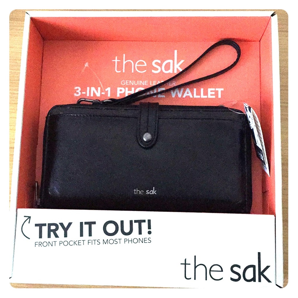 Black Leather Crossbody